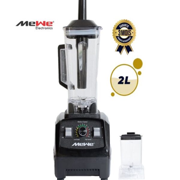 Blender with Pusher - Binatone - BLG-403 - 350W - 1.5L + 1 dry grinder bowl - Black/grey - 03 months