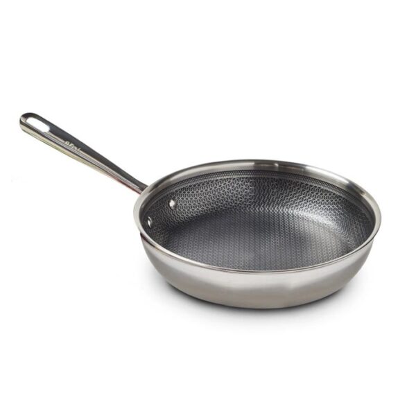 HybridMesh Stainless Steel Cookware Collection, 10.5 Inch Frypan, Silver