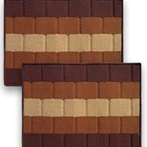 Status Contract Anti Slip Front Door Mat|(38x58cm) Living Room Rug for Entrance Door|Polypropylene Floor Mat for Home|Essential Small Rug for Office, Bedroom & Kitchen| (Brown), Rectangular
