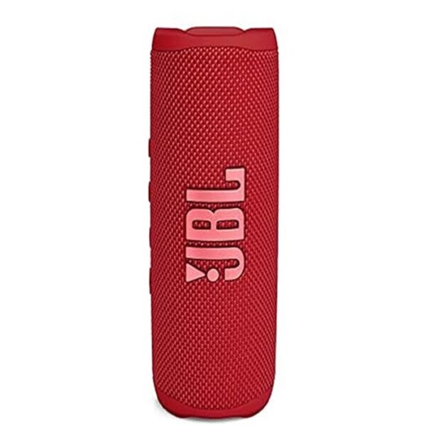 JBL Flip 6 Wireless Portable Bluetooth Speaker Pro Sound, Upto 12 Hours Playtime, IP67 Water & Dustproof, PartyBoost & Personalization by JBP App (Without Mic, Red)