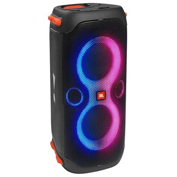 JBL Partybox 110, Wireless Bluetooth Party Speaker, 160W Monstrous Pro Sound, Dynamic Light Show, Upto 12Hrs Playtime, Built-in Powerbank, Guitar & Mic Input, PartyBox App, Splashproof (Black)