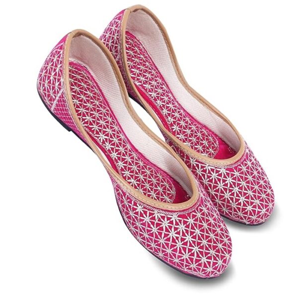 DFR Ethnic Traditional Embroidered Punjabi Juti Phulkari Jutti