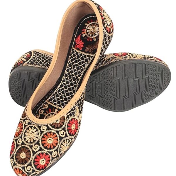 DFR Women Ethnic Rajasthani Embroidery Punjabi Mojari's Juti's Jutti’s
